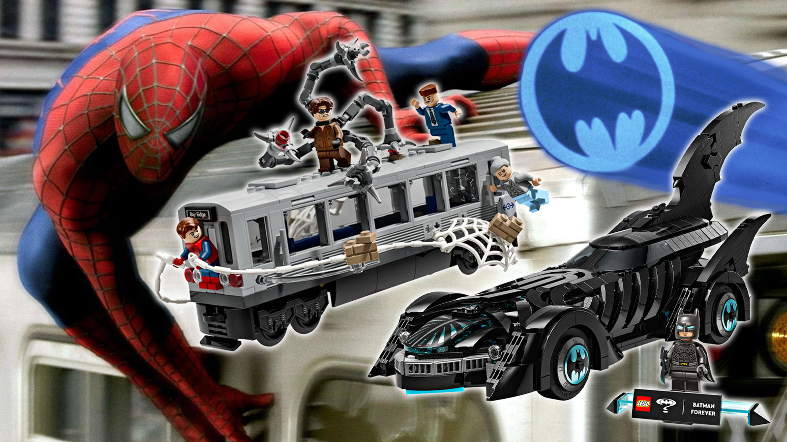 Spider-Man 2’s Train Sequence And The Best Batmobile Are Getting LEGO Sets